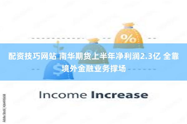 配资技巧网站 南华期货上半年净利润2.3亿 全靠境外金融业务撑场