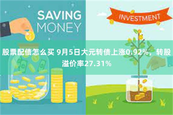 股票配债怎么买 9月5日大元转债上涨0.92%，转股溢价率27.31%