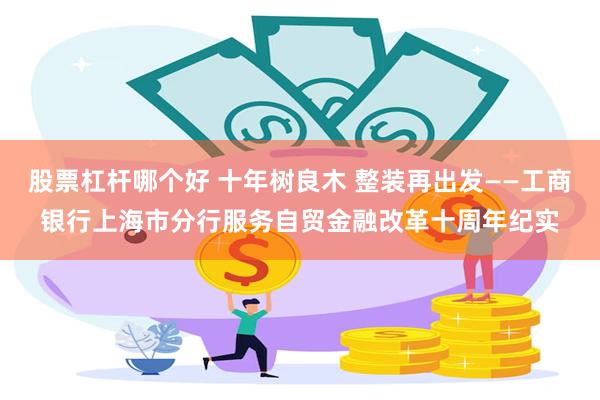 股票杠杆哪个好 十年树良木 整装再出发——工商银行上海市分行服务自贸金融改革十周年纪实