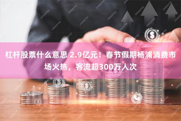 杠杆股票什么意思 2.9亿元！春节假期杨浦消费市场火热，客流超300万人次